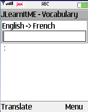 Мобильный словарь JLearnItME